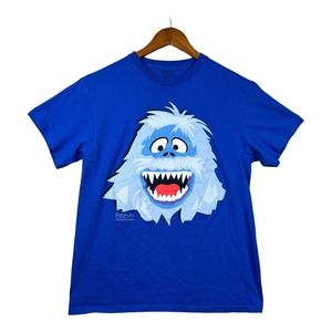Men's Rudolph Red Nosed Reindeer Abominable Snowman Christmas T-Shirt Bumble M